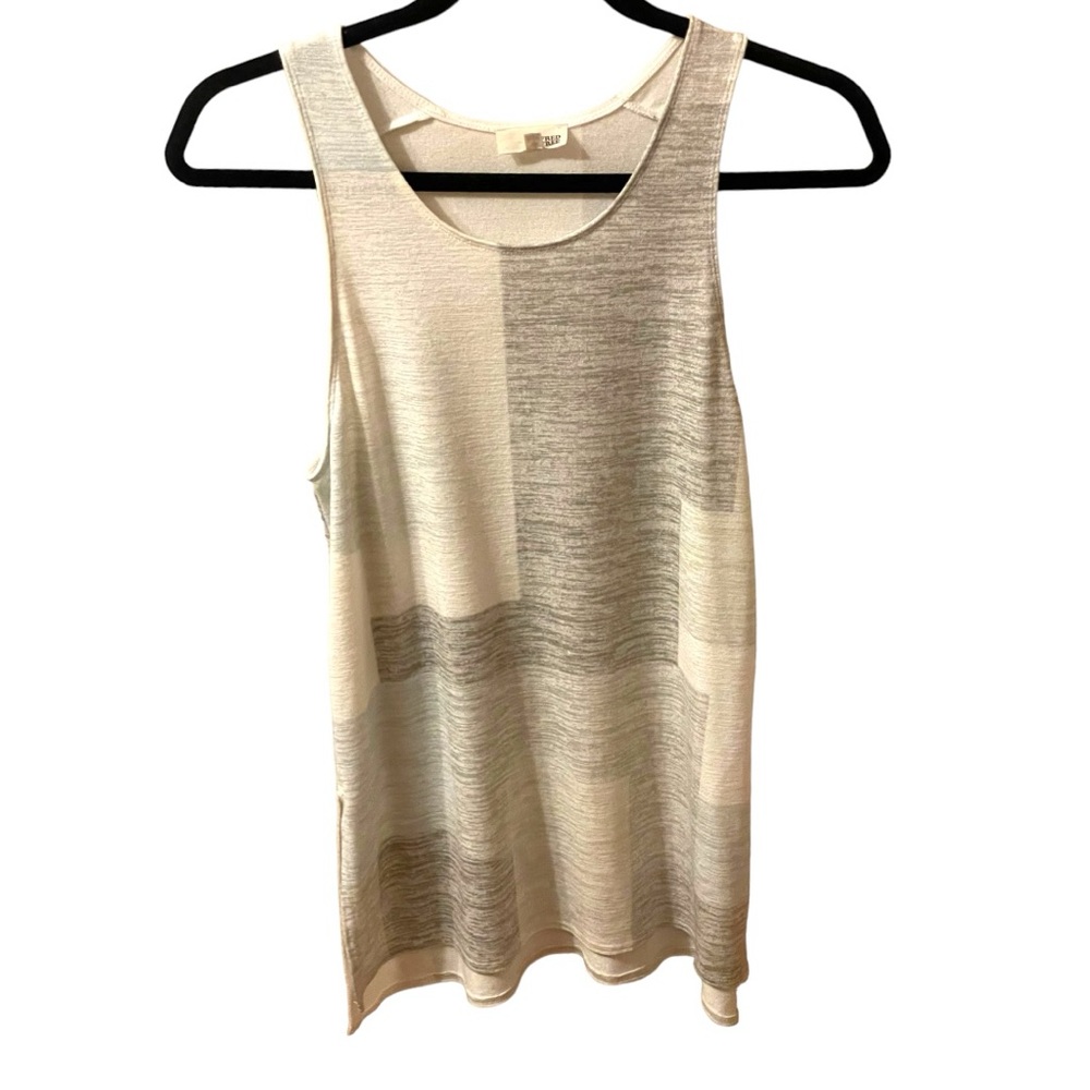 Aritzia Wilfred Free Ornella Tank Top Colour Block Pattern Womens XS Racerback